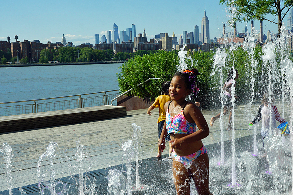 Things To Do in Brooklyn Domino Park Sprinklers