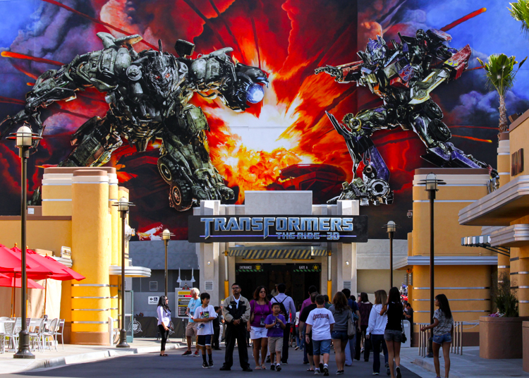 LA Perfect Day at Universal Studios Hollywood Transformers 3D Ride