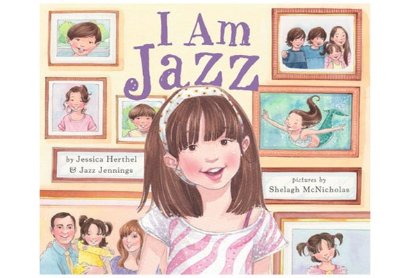 photo of the book I am Jazz by Jazz Jennings & Jessica Herthel