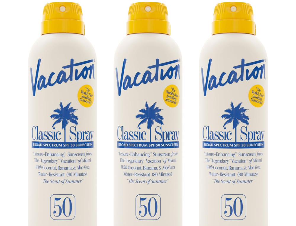 photo af three pack of the Vacation Classic Sunscreen Spray SPF 50