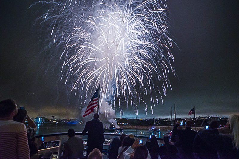 Why sit with the crowds, when you could be on a boat? Photo courtesy of  Visit Marina Del Ray