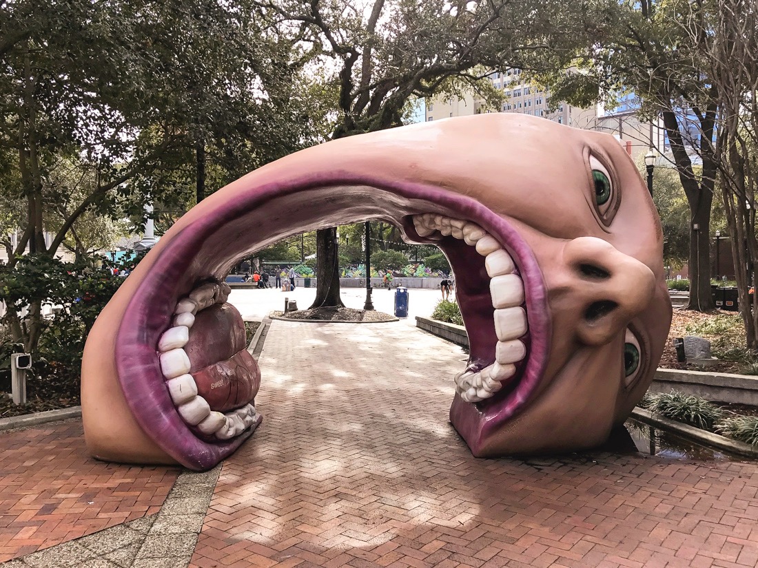 The famous MOSH mouth will eat you alive! Photo courtesy of Visit Jacksonville