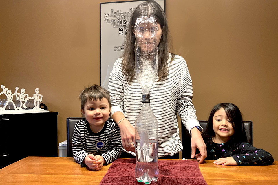 Create a water vortex for a simple experiment with exciting results!