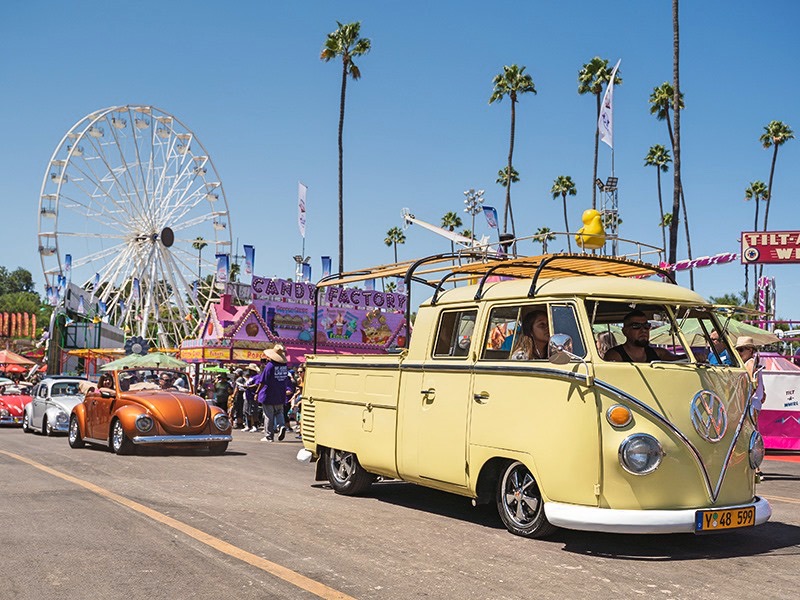 LA County Fair: VW Cars and the Ferris Wheel