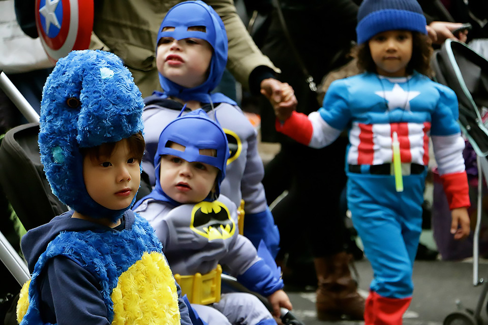 Trick or treat in NYC Greenwich Village