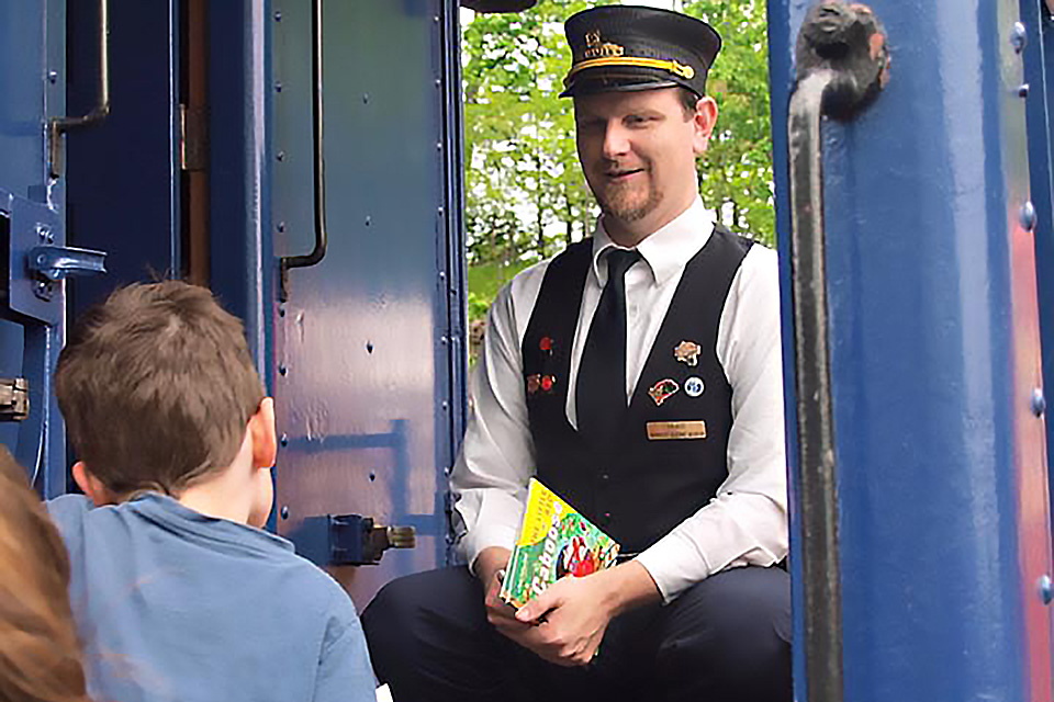 All aboard at the Whippany Railroad Museum! Photo courtesy of the museum
