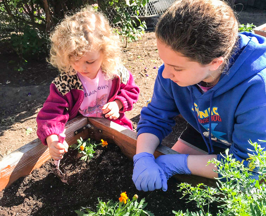 Montessori preschools focus on hands-on learning. Photo courtesy of The Woodlands Montessori School