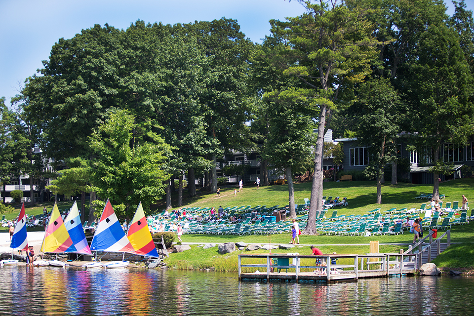 Woodloch Pines Resort offers a beautiful setting for an activity-packed, all-inclusive getaway in the Pocono Mountains. Photo courtesy of the resort